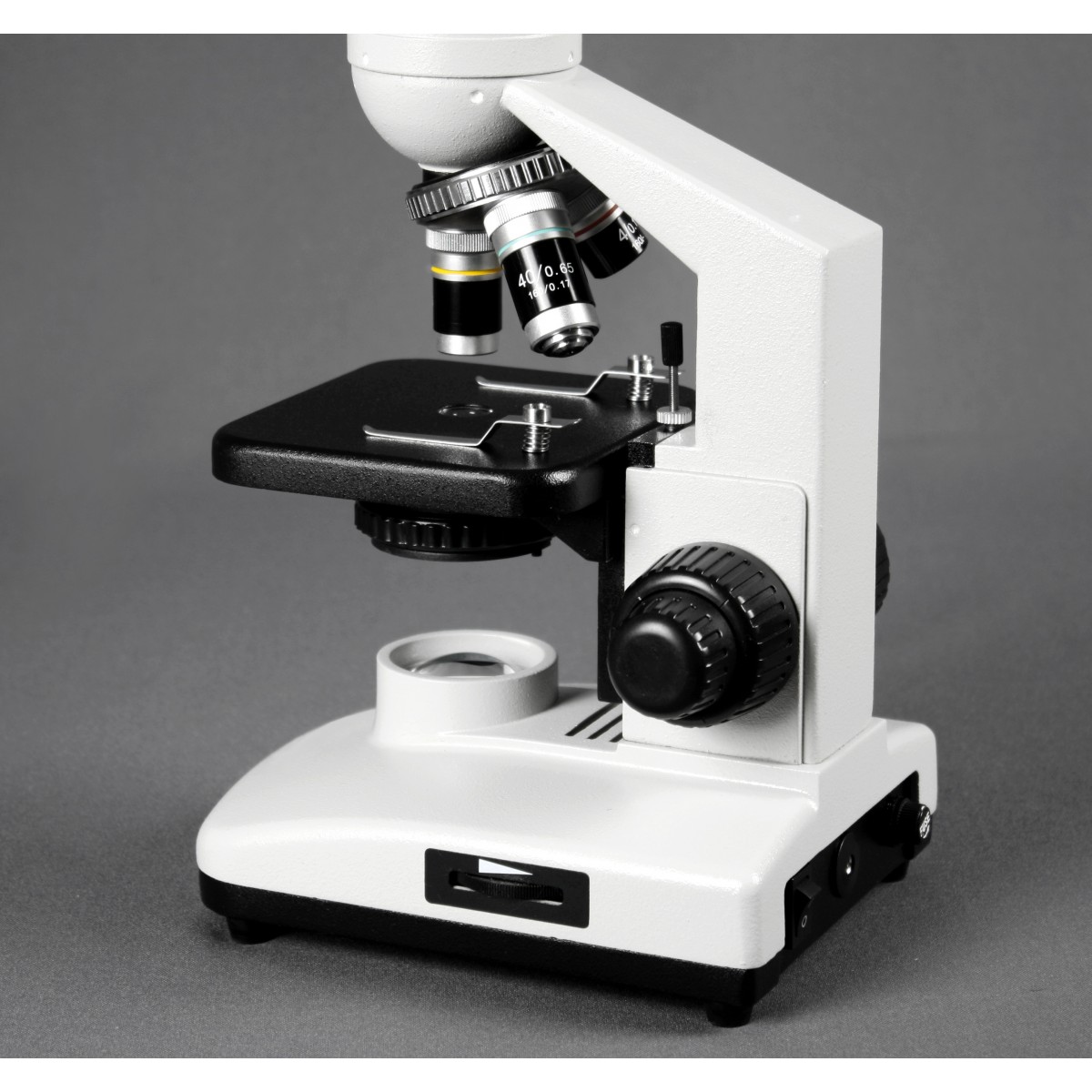 Mechanical Stage 40x-1000x Magnification 10x WF and 25x WF Eyepiece LED Illumination with Light Intensity Control Vision Scientific VME0020-E3-MS2 Student LED Microscope Coarse and Fine Focus 