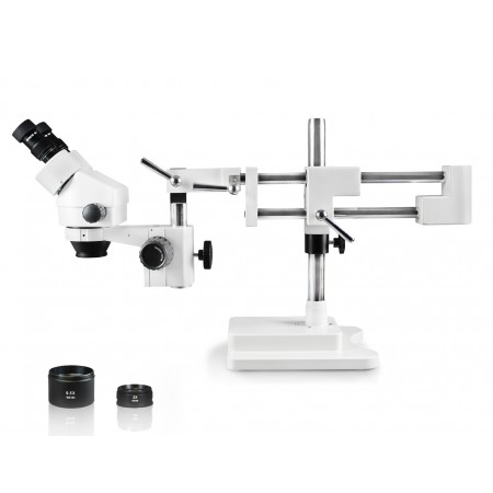 VS-5EZ Binocular Zoom Stereo Microscope - 0.7X - 4.5X Zoom Range, 0.5X & 2.0X Auxiliary Lenses