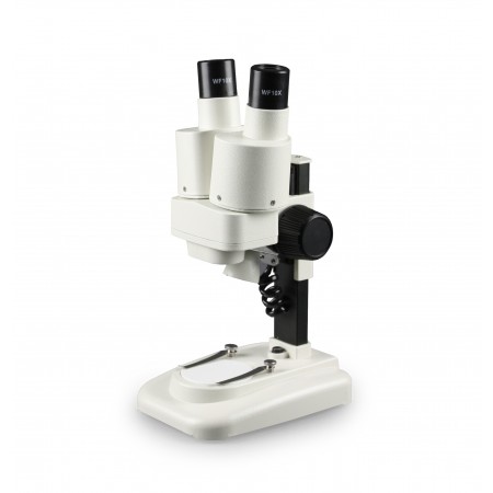 VMG0004 Plastic Stereo Microscope, Upright Binocular Head, 10X Eyepieces, Coarse Focusing, LED Illumination, Battery Operated