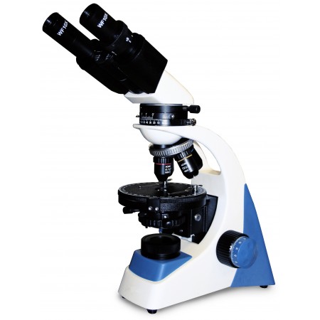 MU50BP Polarizing Microscope, Binocular Head, Coaxial Coarse & Fine Focusing, Corded LED Illumination