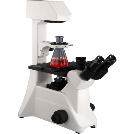 VMP0001 Inverted Microscope, Trinocular Head, Plan Objectives, Halogen Kohler Illumination