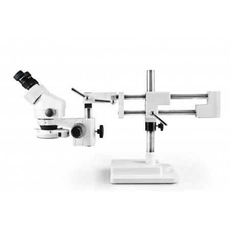 VS-5E-IFR07 Binocular Zoom Stereo Microscope - 0.7X - 4.5X Zoom Range, 144-LED Ring Light