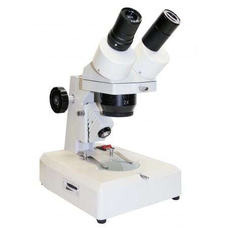 VMS0003-L-12 Binocular Stereo Microscope, 10X & 20X Magnification, Corded LED Illumination