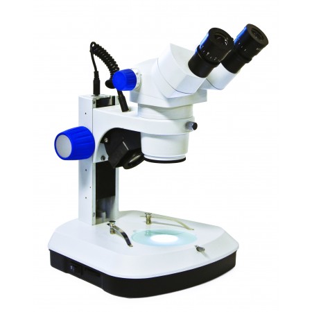 VMS0005-B Binocular Zoom Stereo Microscope,0.66X-5X Zoom Range, 10X Widefield Eyepieces, LED Illumination