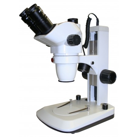 VMS0006-T Trinocular Zoom Stereo Microscope, 0.67X-4.5X Zoom Range, Corded LED Illumination