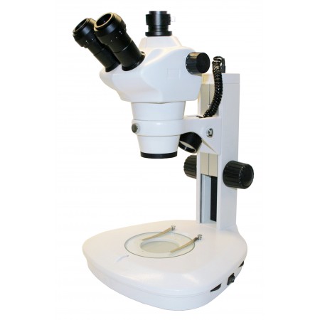 VMS0007-T Trinocular Zoom Stereo Microscope, 0.8X-5.0X Zoom Range, LED Illumination