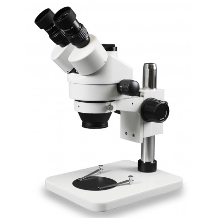 VS-1F Simul-Focal Trinocular Zoom Stereo Microscope - 0.7X-4.5X Zoom Range