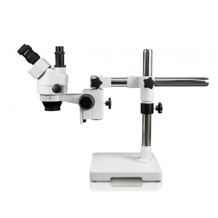 VS-3F Simul-Focual Trinocular Zoom Stereo Microscope - 0.7X - 4.5X Zoom Range