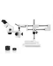 VS-5EZ Binocular Zoom Stereo Microscope - 0.7X - 4.5X Zoom Range, 0.5X & 2.0X Auxiliary Lenses 