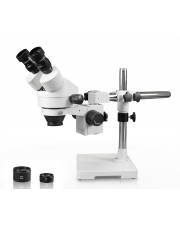 VS-3EZ Binocular Zoom Stereo Microscope - 0.7X - 4.5X Zoom Range, 0.5X & 2.0X Auxiliary Lenses 