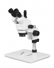 VS-1AF Simul-Focal Trinocular Zoom Stereo Microscope - 0.7X-4.5X Zoom Range 