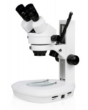 VS-2E Binocular Zoom Stereo Microscope, 0.7X-4.5X Zoom Range, Corded LED Illumination 