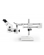 VS-5E-IFR07 Binocular Zoom Stereo Microscope - 0.7X - 4.5X Zoom Range, 144-LED Ring Light 