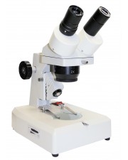 VMS0003-L-12 Binocular Stereo Microscope, 10X & 20X Magnification, Corded LED Illumination 