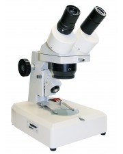 VMS0003-L-24 Binocular Stereo Microscope, 20X & 40X Magnification, Corded LED Illumination 