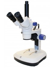 VMS0005-T Simul-Focal Trinocular Zoom Stereo Microscope,0.66X-5X Zoom Range, 10X Widefield Eyepieces, LED Illumination 