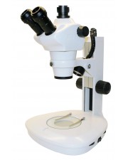 VMS0007-T Trinocular Zoom Stereo Microscope, 0.8X-5.0X Zoom Range, LED Illumination 