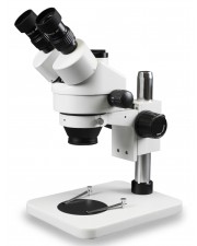 VS-1F Simul-Focal Trinocular Zoom Stereo Microscope - 0.7X-4.5X Zoom Range 